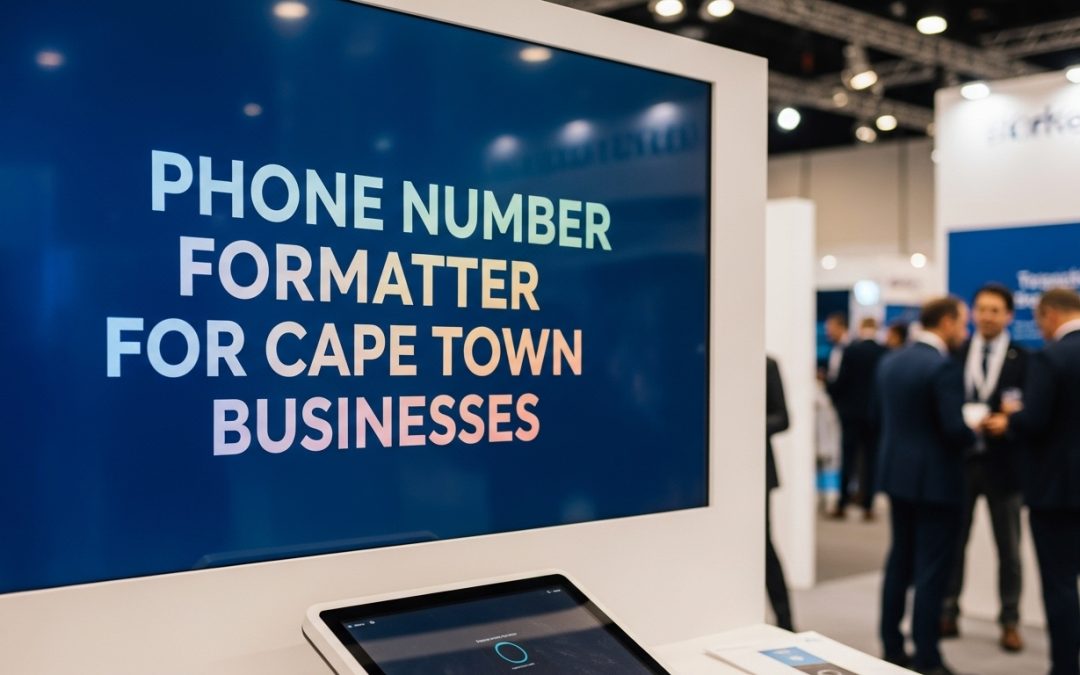 Phone Number Formatter for Cape Town Businnesses