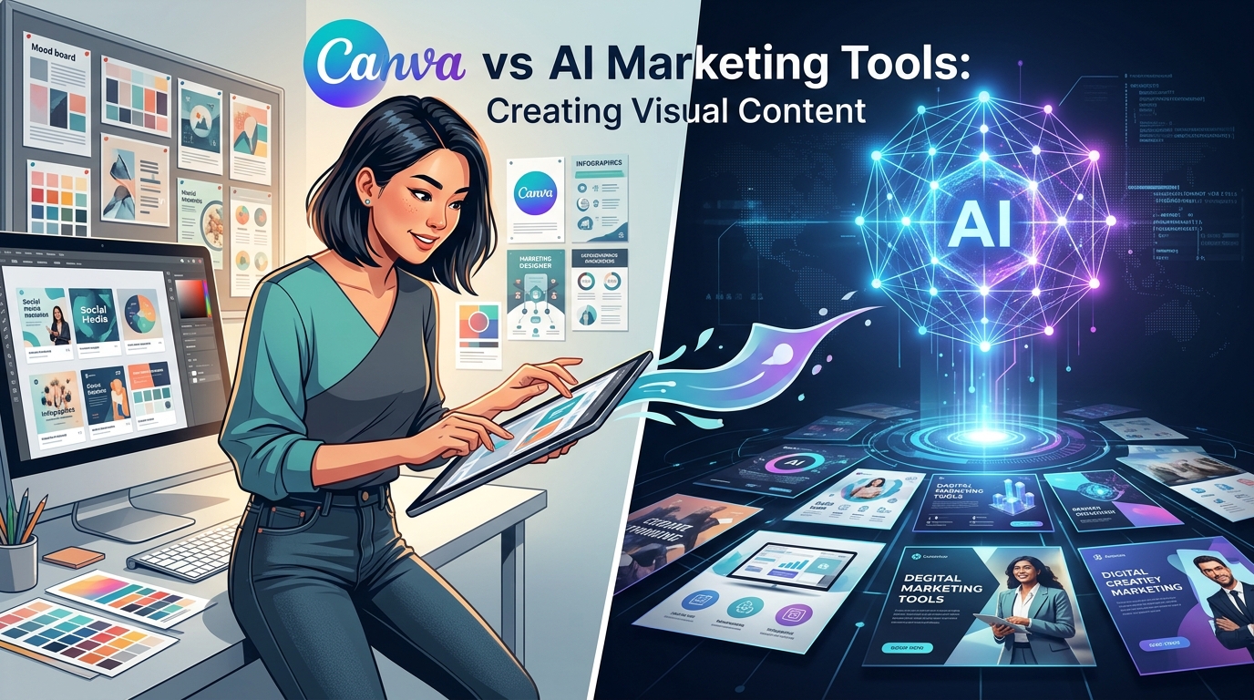 Unstoppable Canva vs AI Marketing Tools: Creating Visual Content