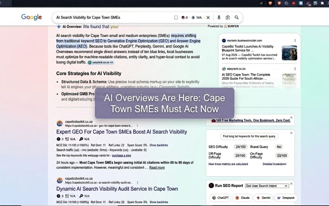 Google AI Overviews Are Here - Cape Town SMEs Must Act Now